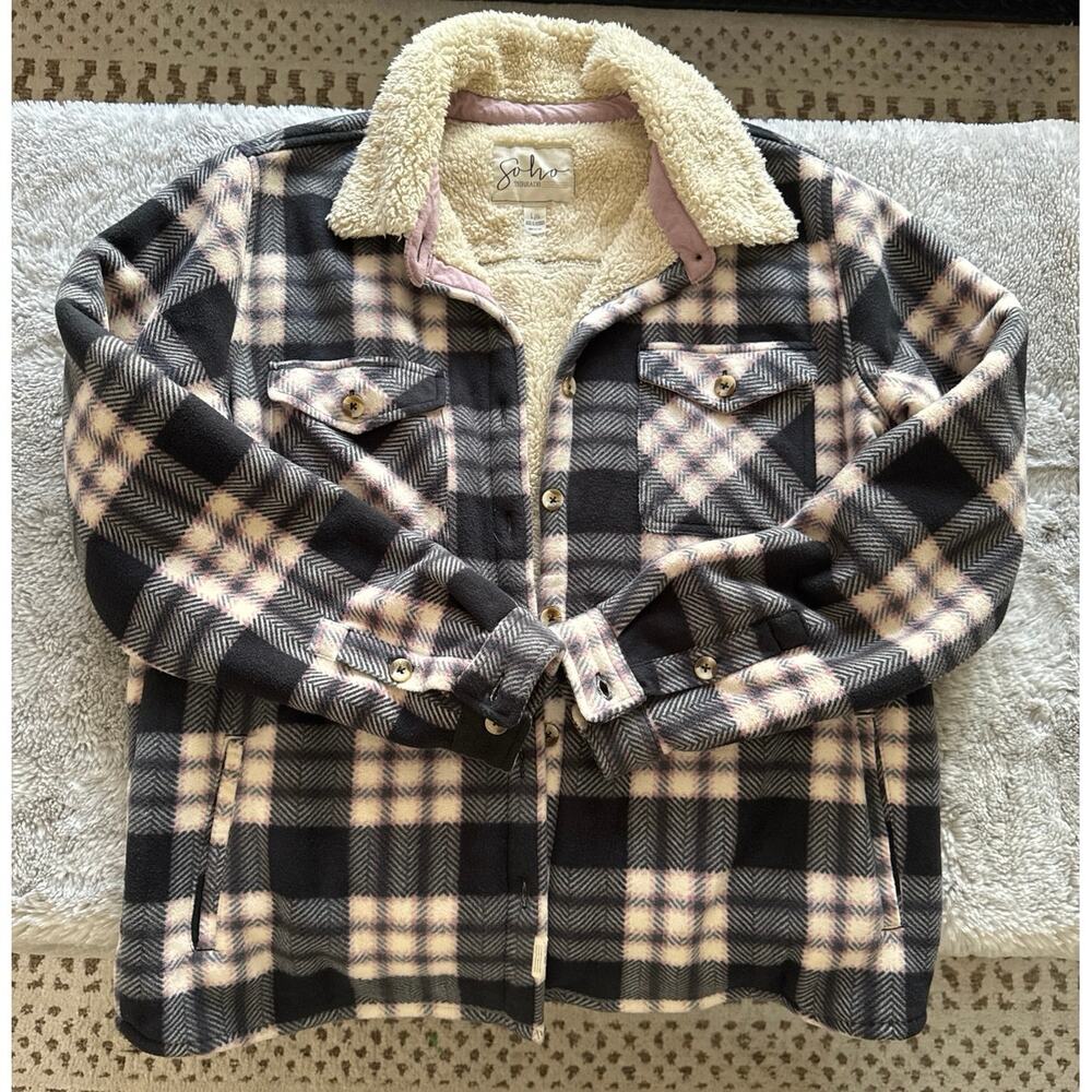 Plaid Teddy Jacket